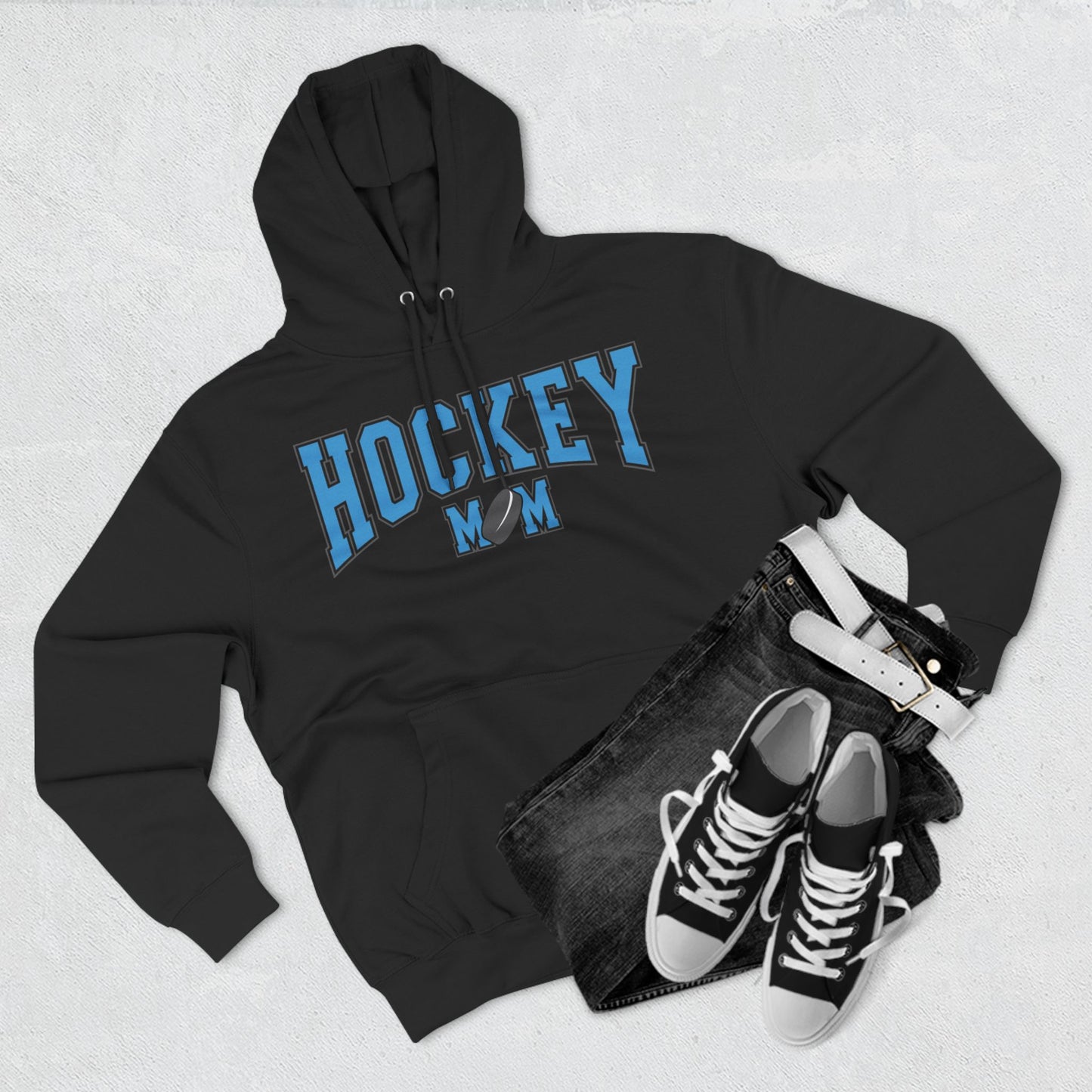 Hockey Mom Three-Panel Fleece Hoodie