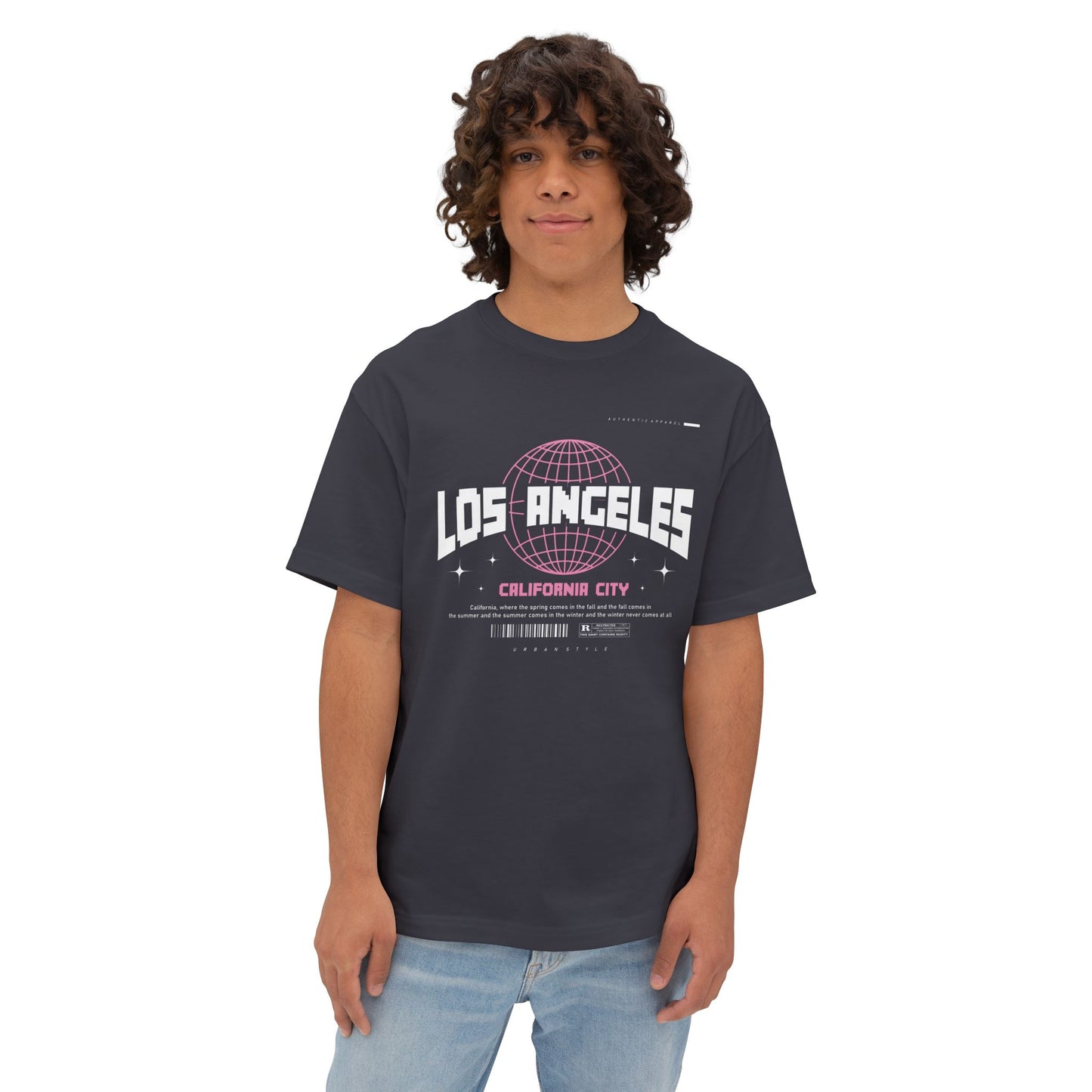 Unisex Los Angeles Oversized Boxy Tee