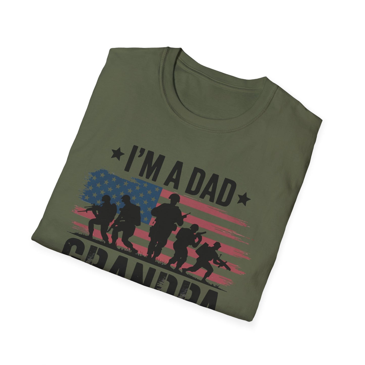 Dad, Grandpa, Veteran Unisex Softstyle T-Shirt