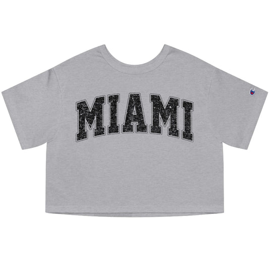 Miami Champion Women's Heritage Cropped T-Shirt