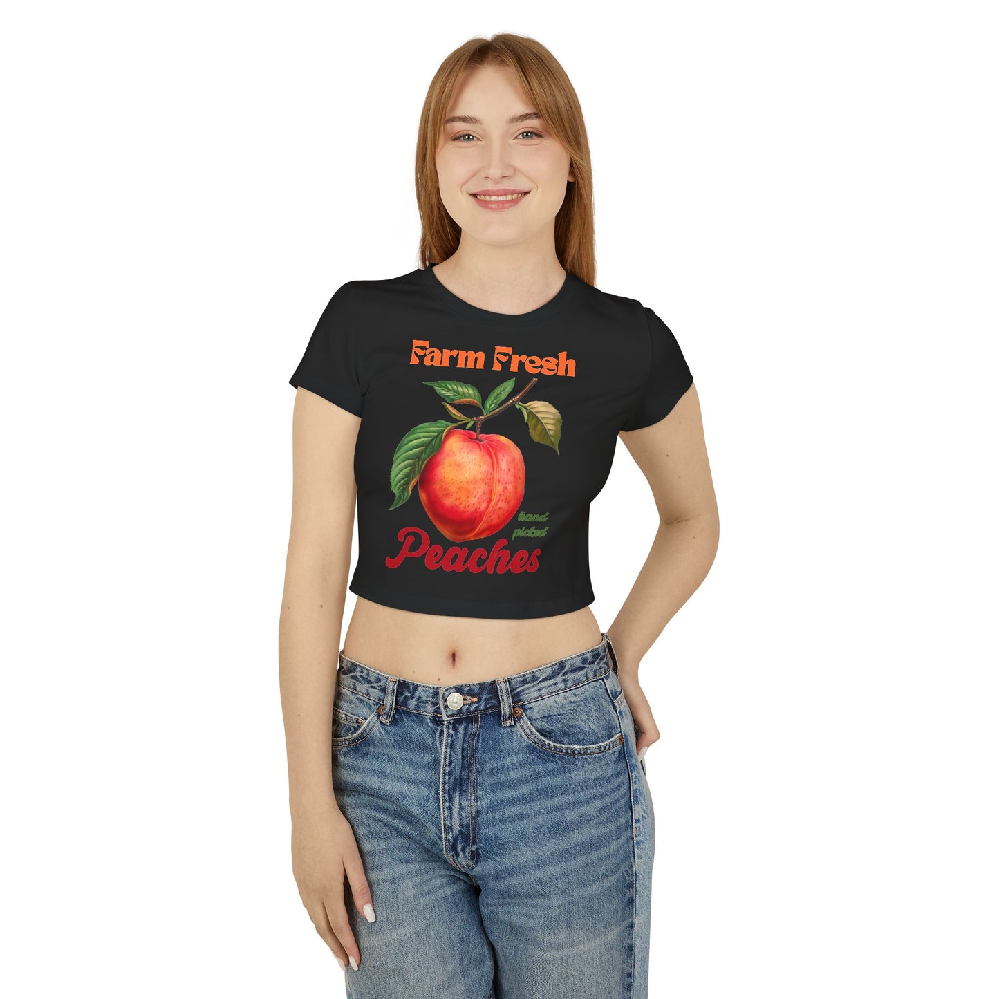 Farm Fresh Peaches Women's Baby Tee