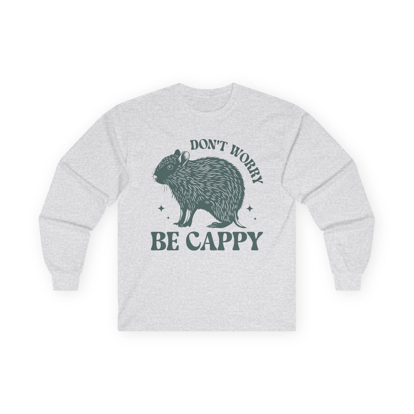 Funny Capybara Long Sleeve Tee