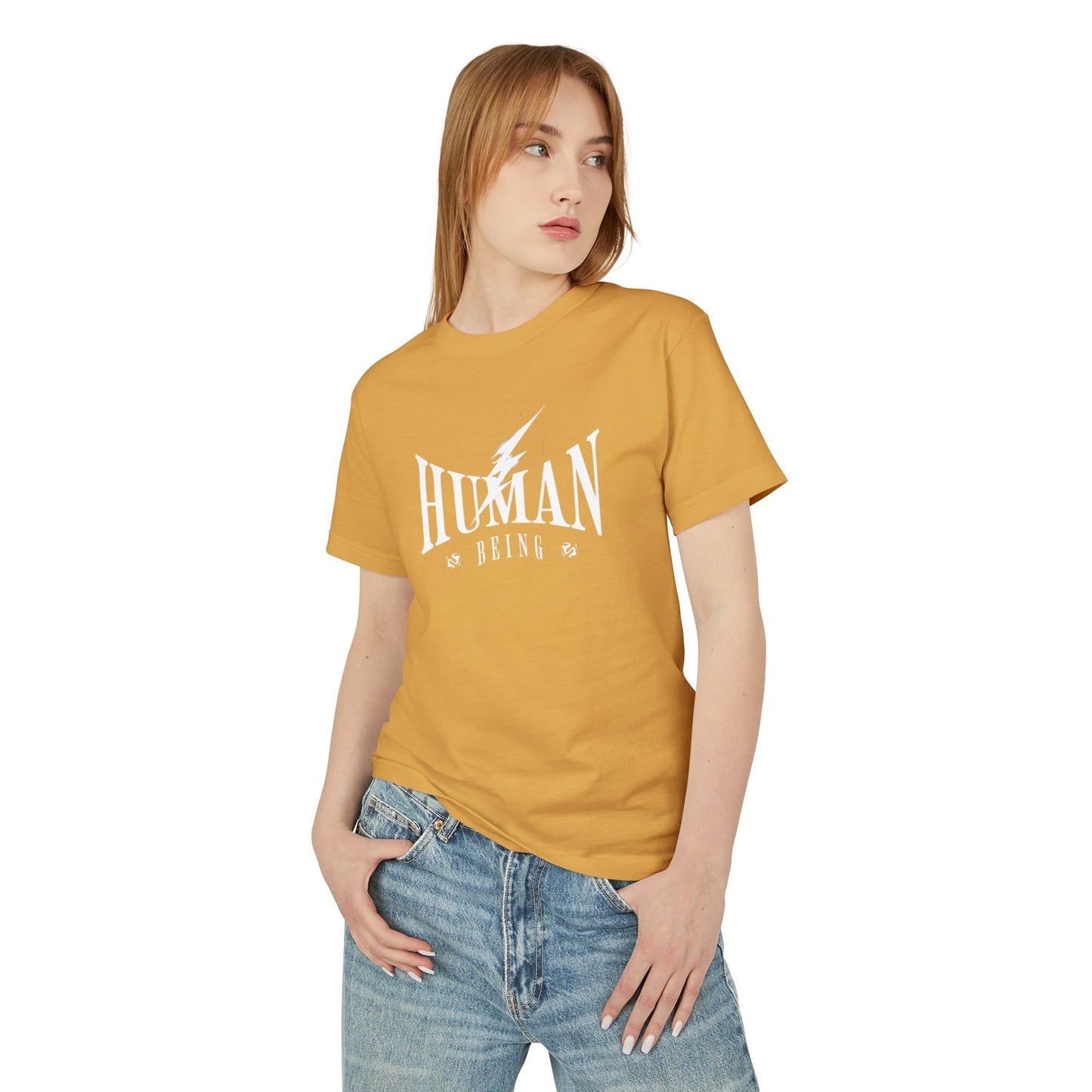 Human Being Unisex Garment-Dyed Heavyweight Cotton Tee