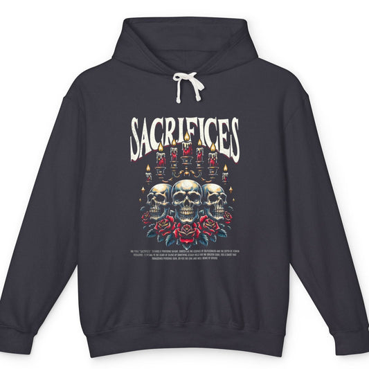 Sacrifices Unisex Lightweight Hooded Sweatshirt