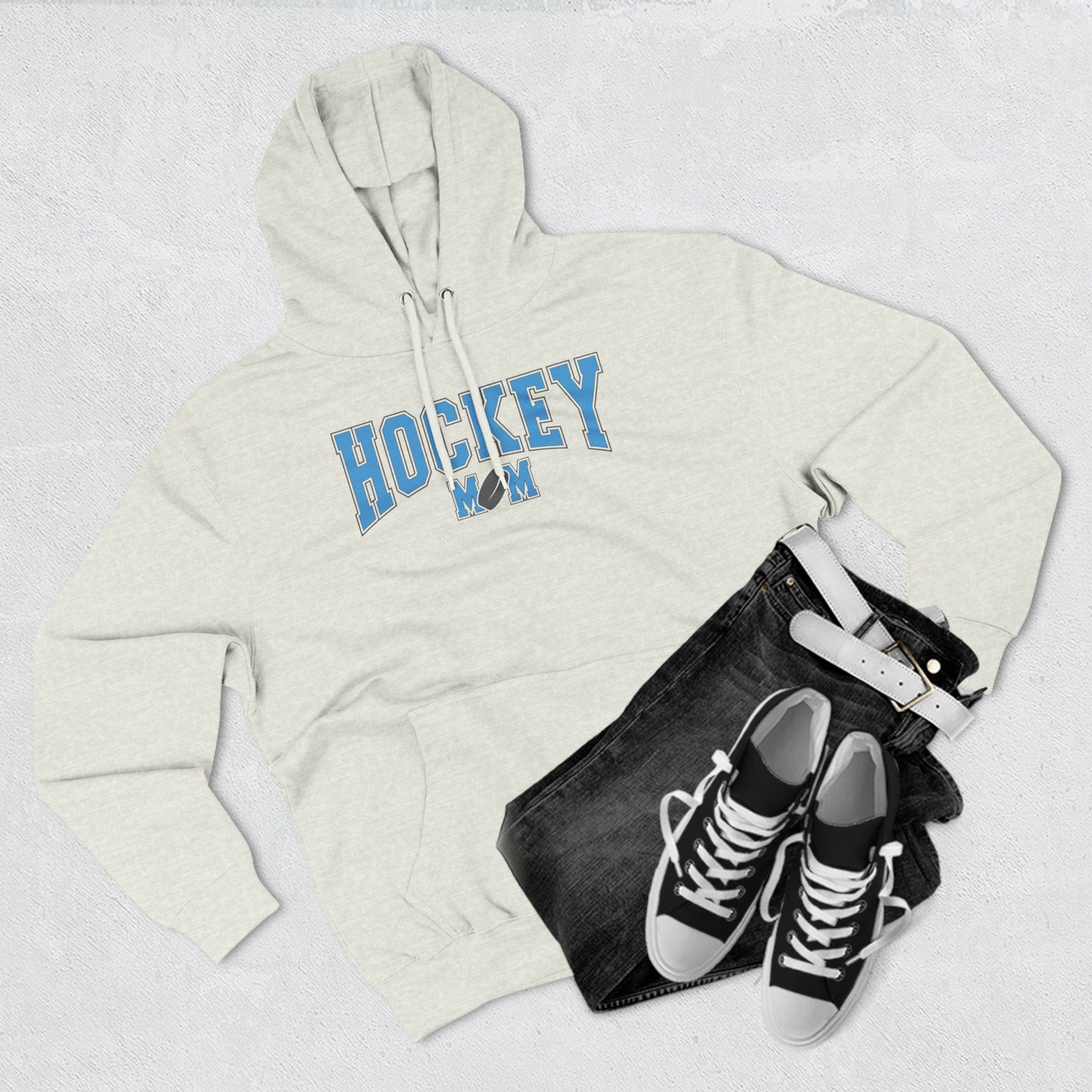 Hockey Mom Three-Panel Fleece Hoodie