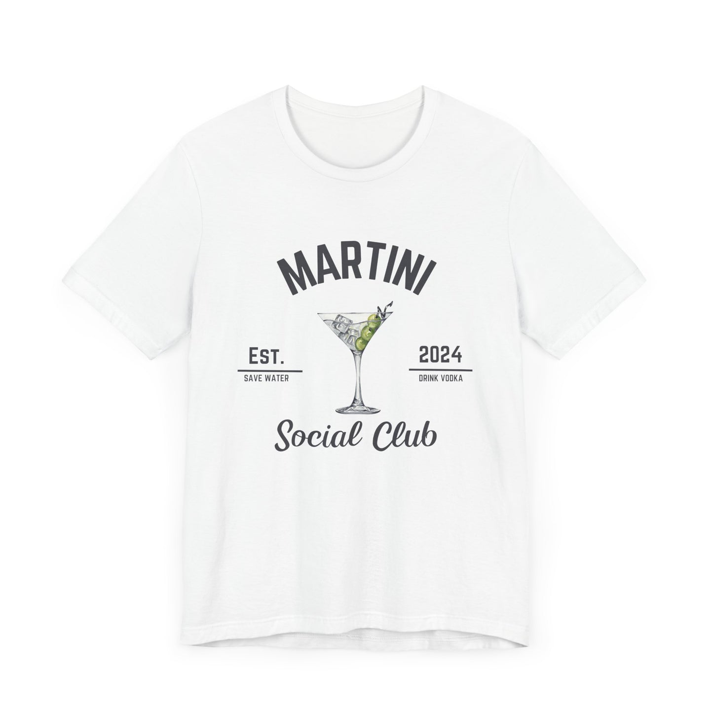 Martini Social Club Unisex Jersey Short Sleeve Tee