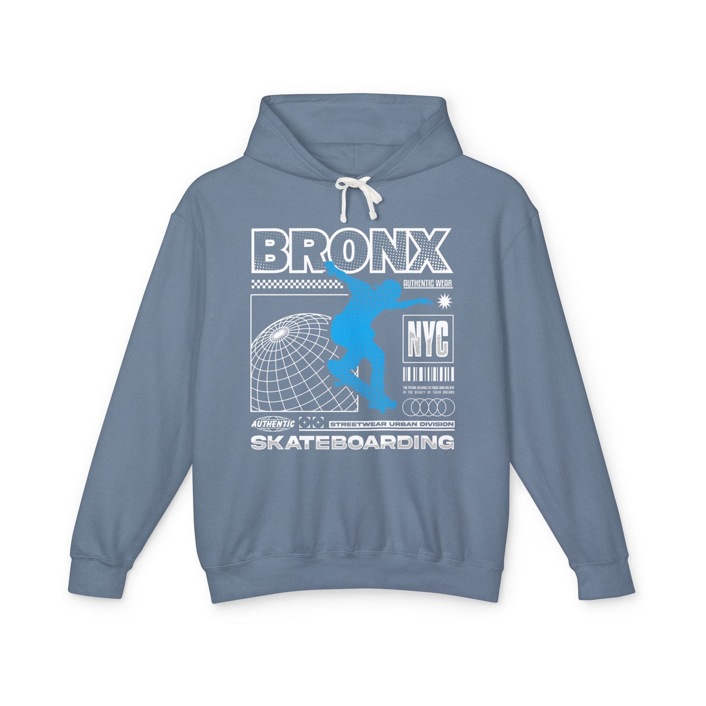 Bronx Unisex Lightweight Hooded Sweatshirt