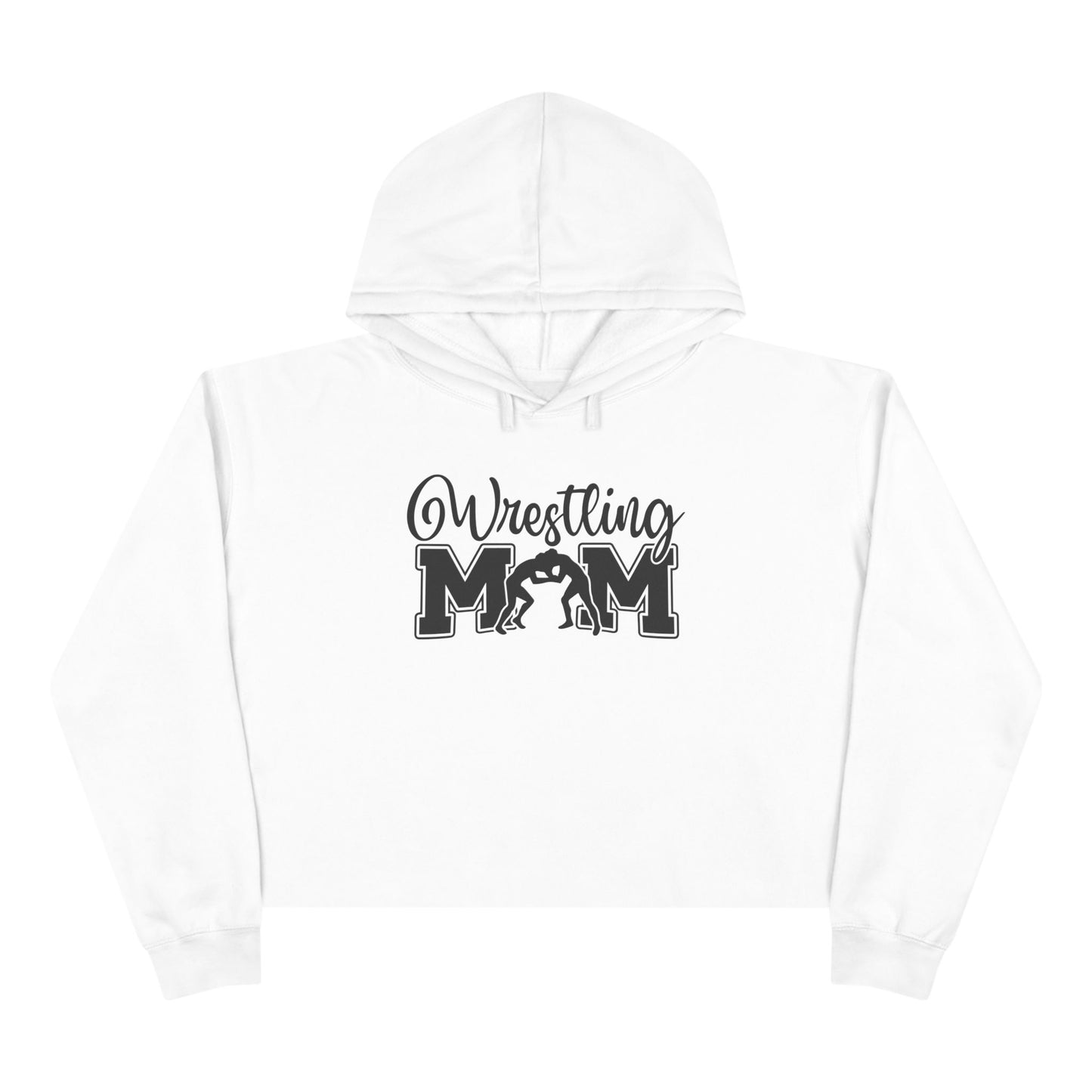 Wrestling Mom Crop Hoodie