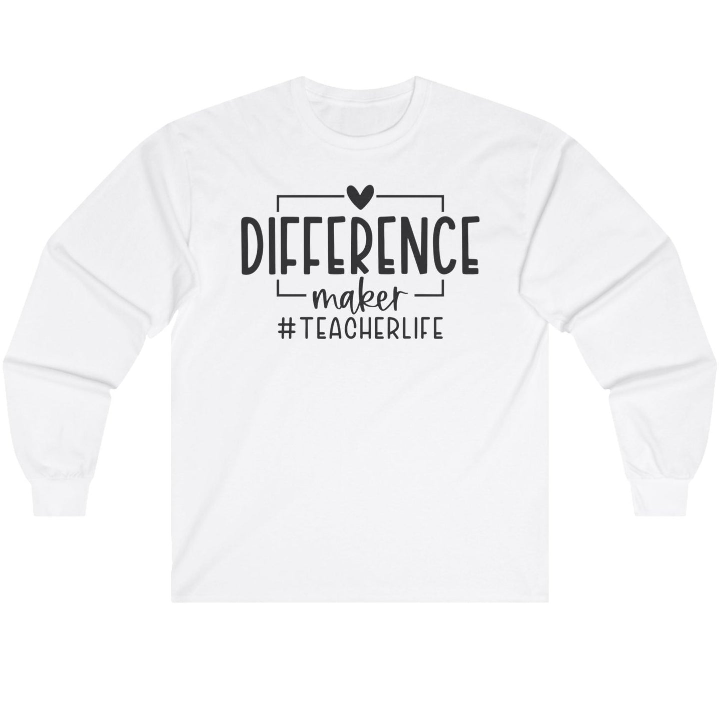 Difference Maker Unisex Ultra Cotton Long Sleeve Tee