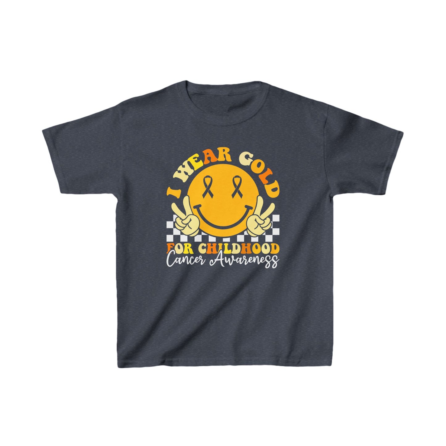 Childhood Cancer Awareness Kids Heavy Cotton™ Tee