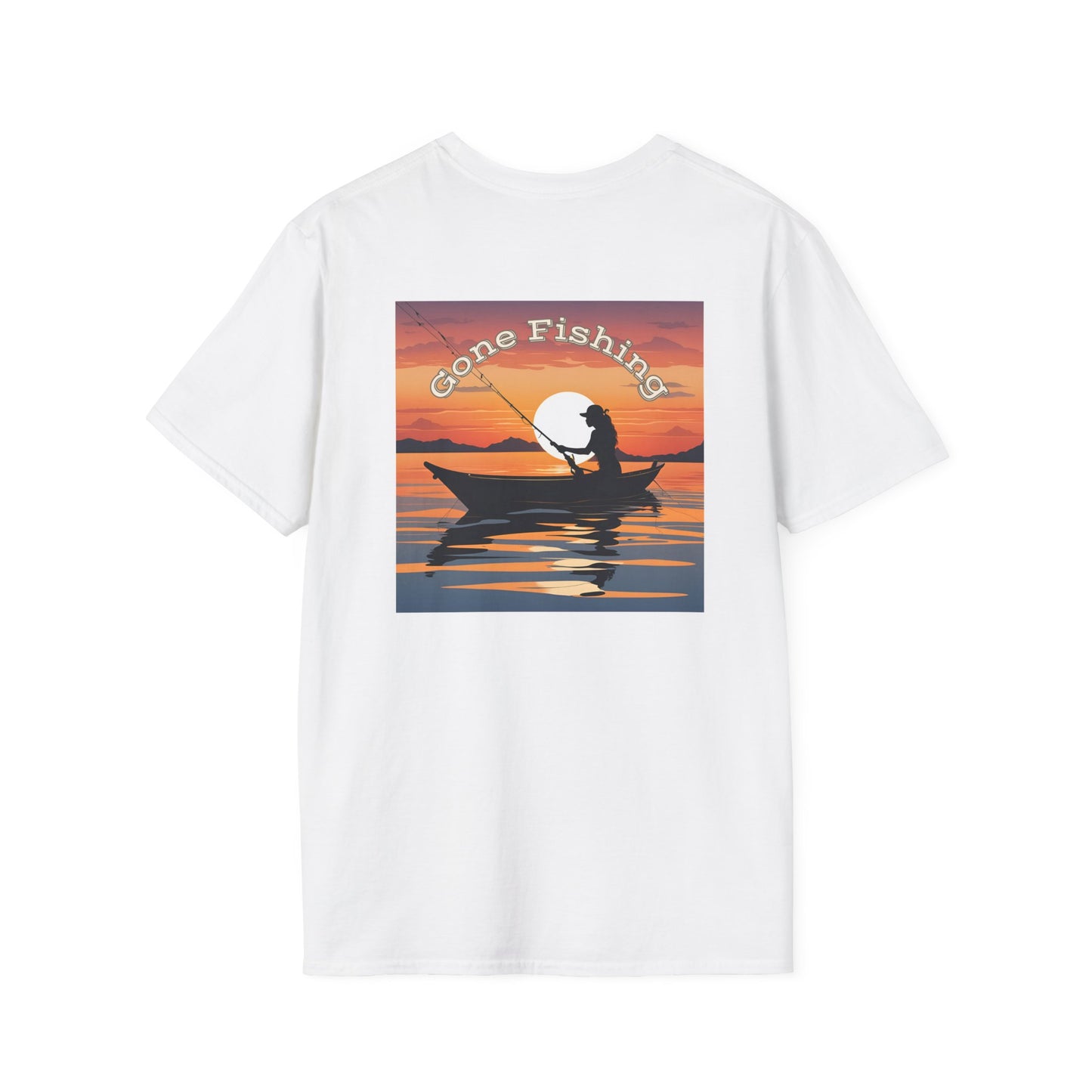 Gone Fishing Unisex Softstyle T-Shirt