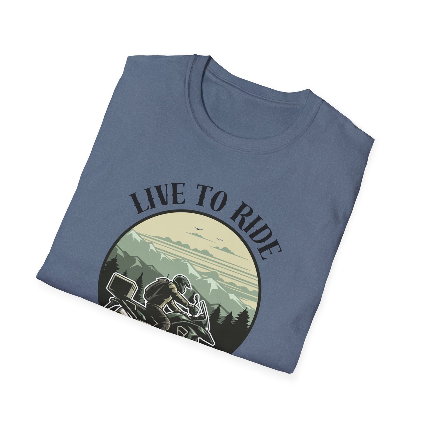 Live to Ride Unisex Softstyle T-Shirt