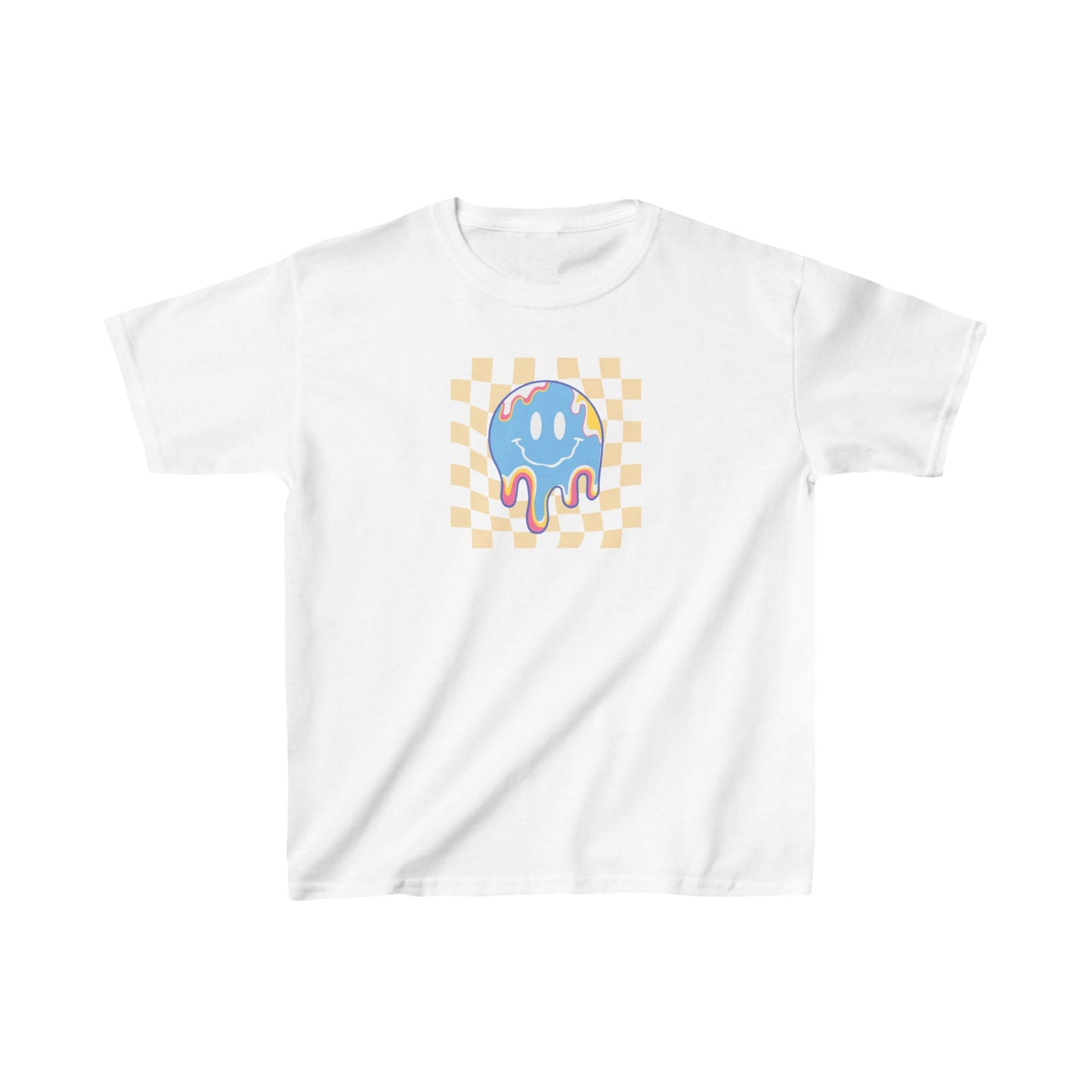 Retro Smiley Kids Face Heavy Cotton™ Tee