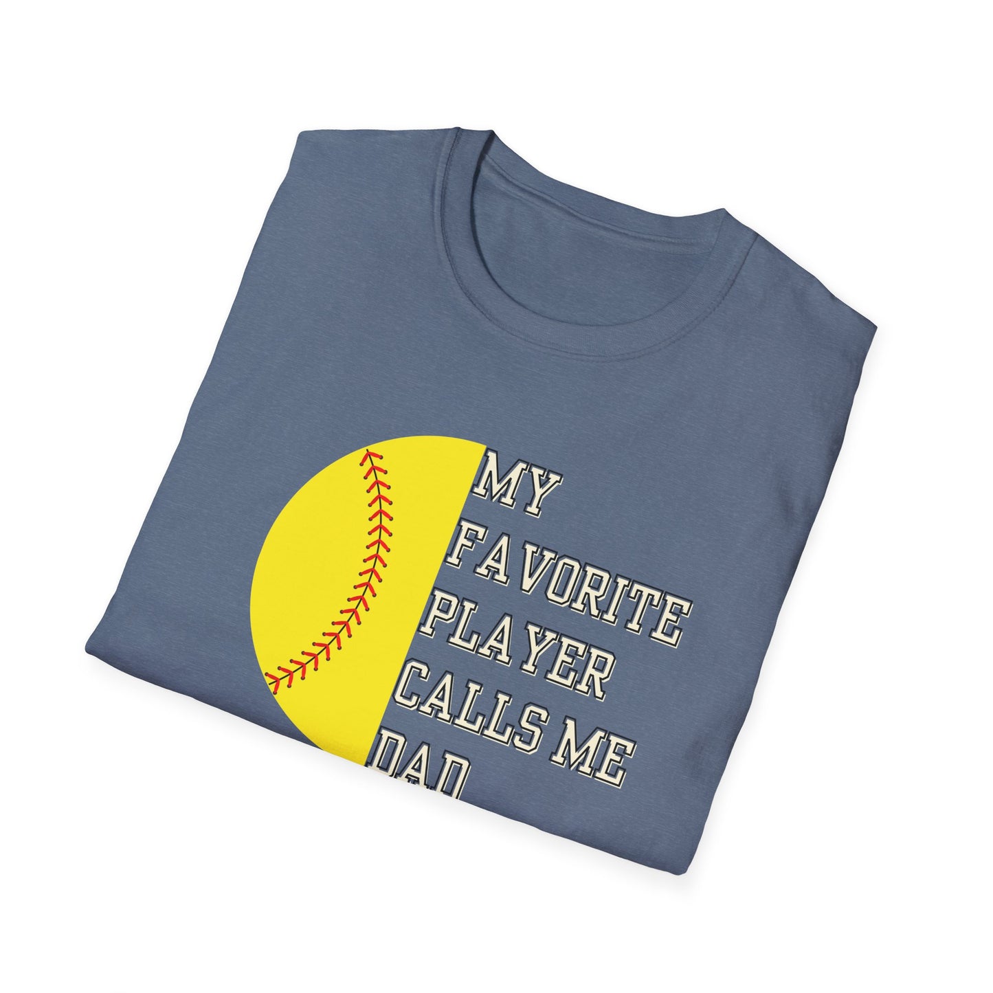 Favorite Player Softball Unisex Softstyle T-Shirt