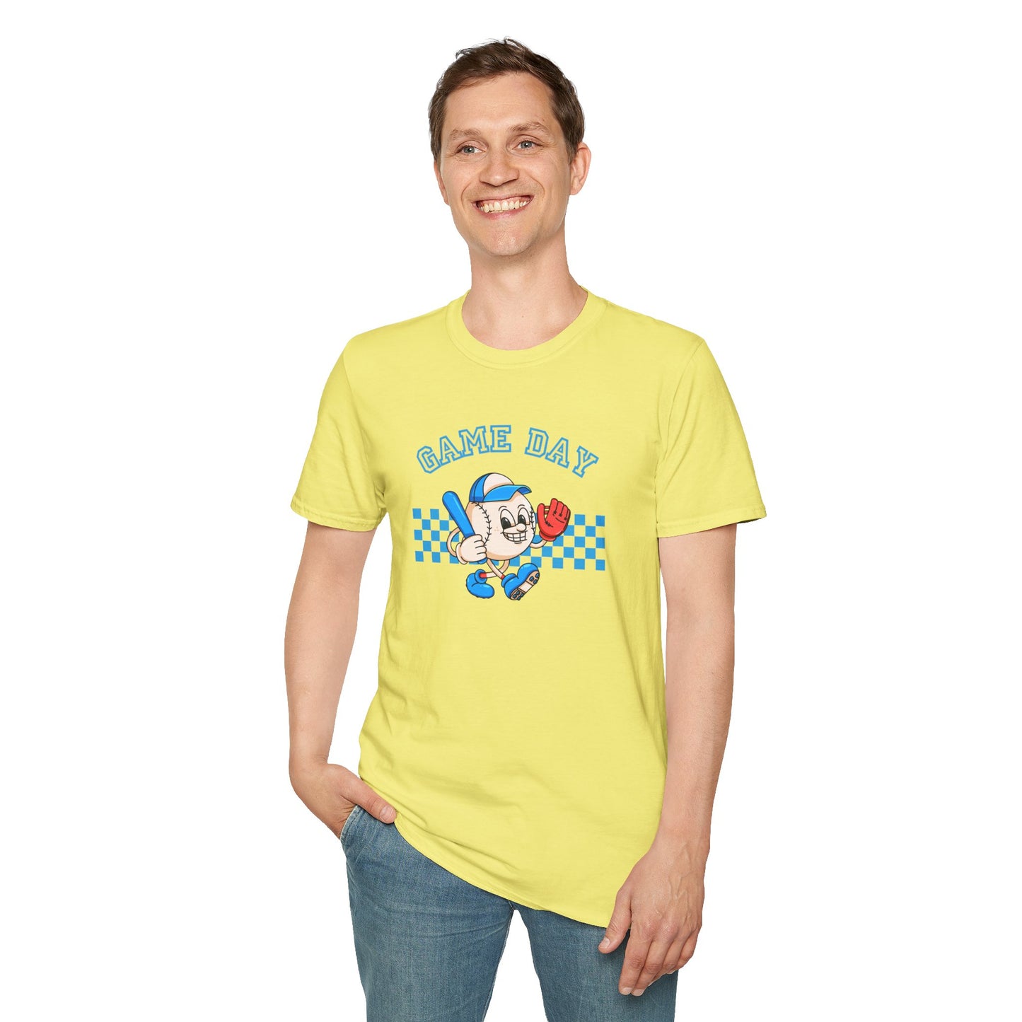 Baseball Game Day Unisex Softstyle T-Shirt