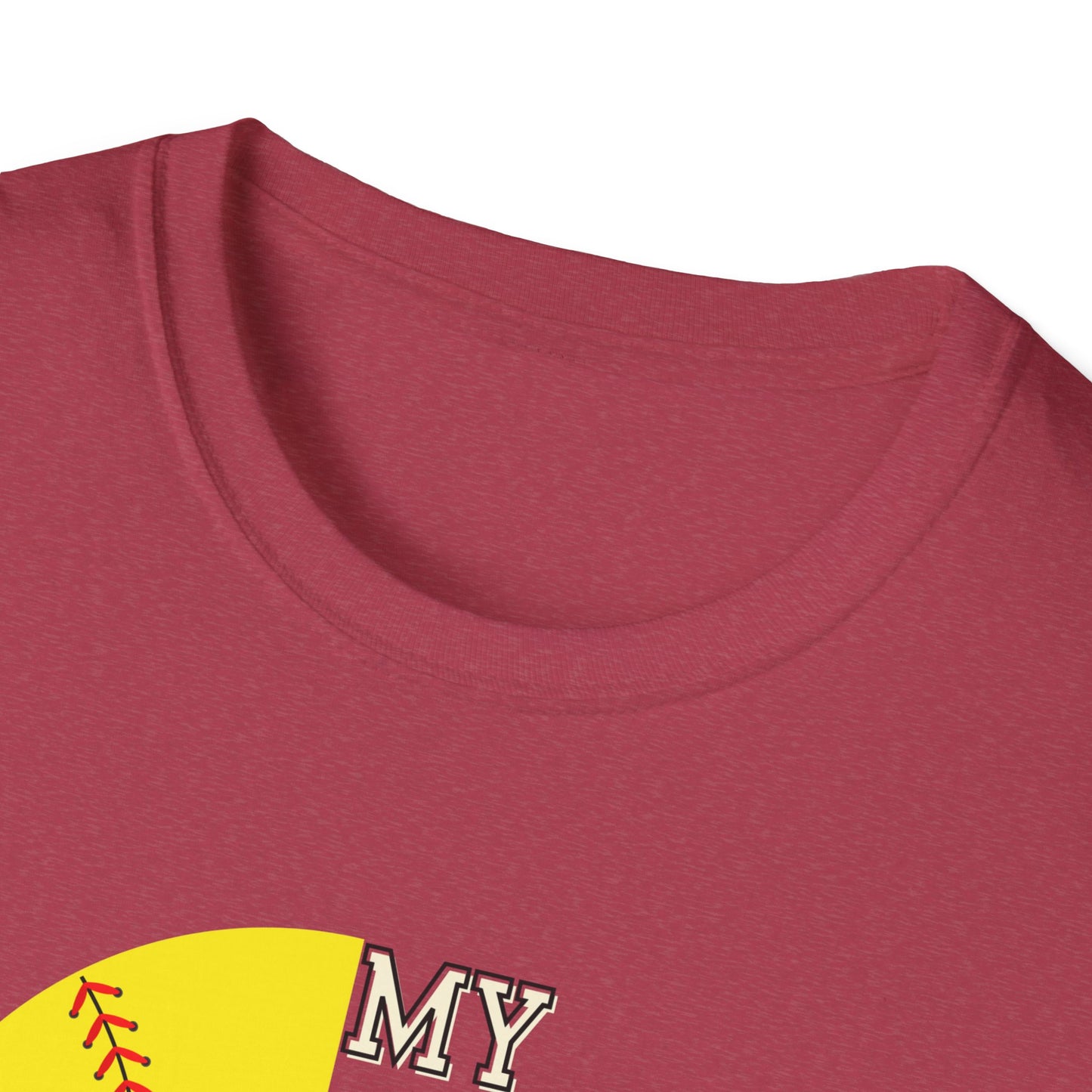 Favorite Player Softball Unisex Softstyle T-Shirt