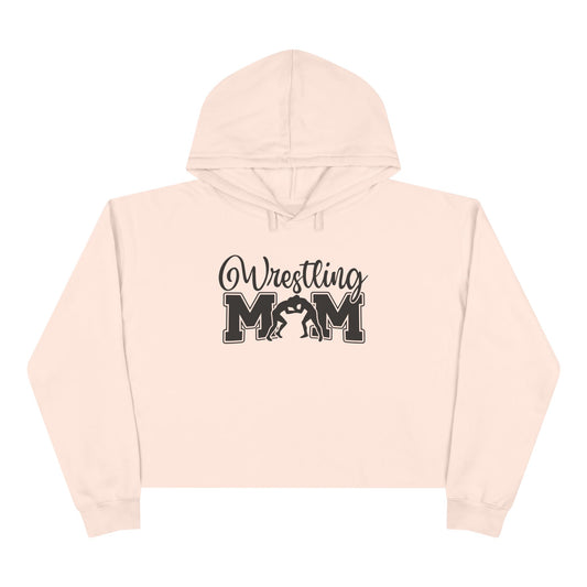 Wrestling Mom Crop Hoodie