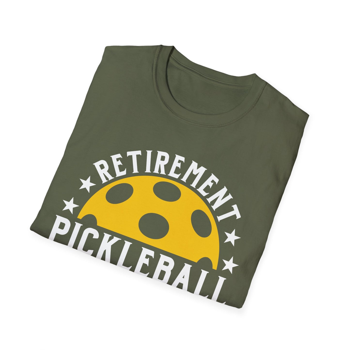 Retirement Pickleball Unisex Softstyle T-Shirt