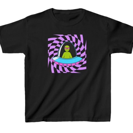 Retro Alien Kids Heavy Cotton™ Tee