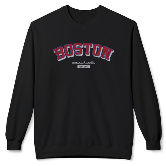 Boston Unisex Midweight Softstyle Fleece Crewneck Sweatshirt