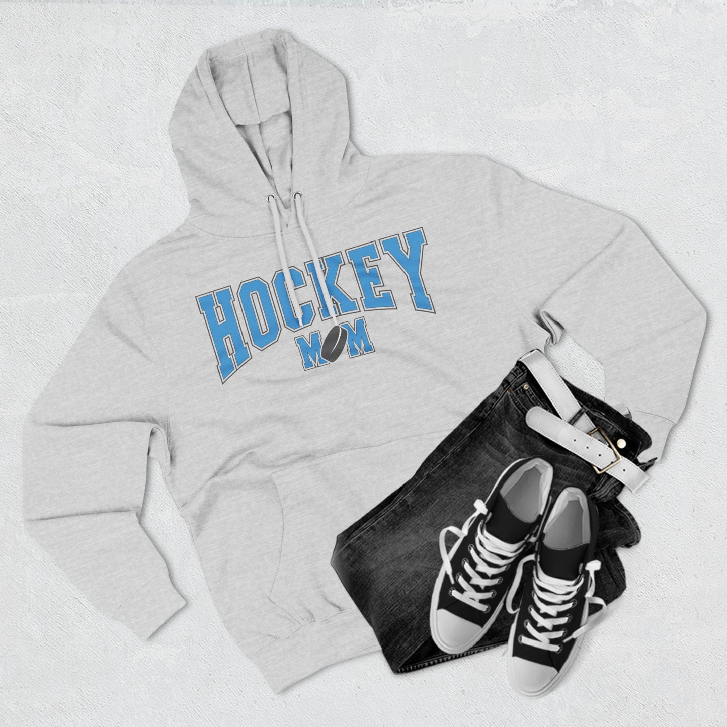 Hockey Mom Three-Panel Fleece Hoodie