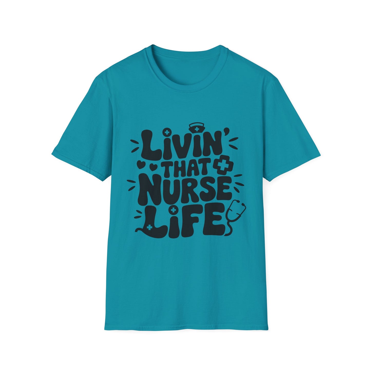 Livin' Nurse Life Unisex Softstyle T-Shirt