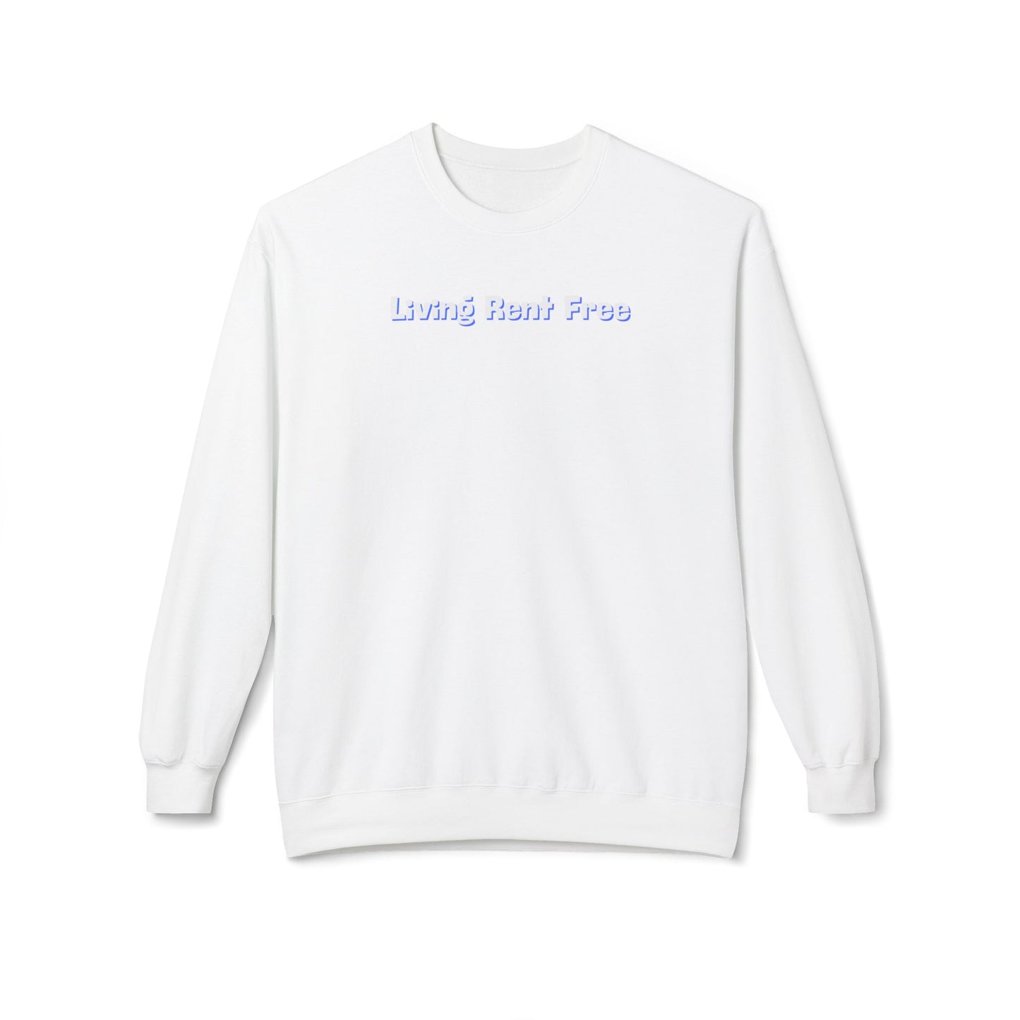 Living Rent Free Unisex Midweight Softstyle Fleece Crewneck Sweatshirt