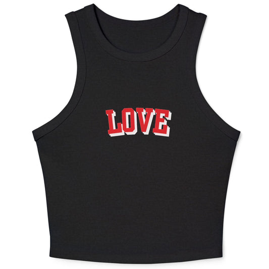 Love Women's Micro Rib Racer Tank Top