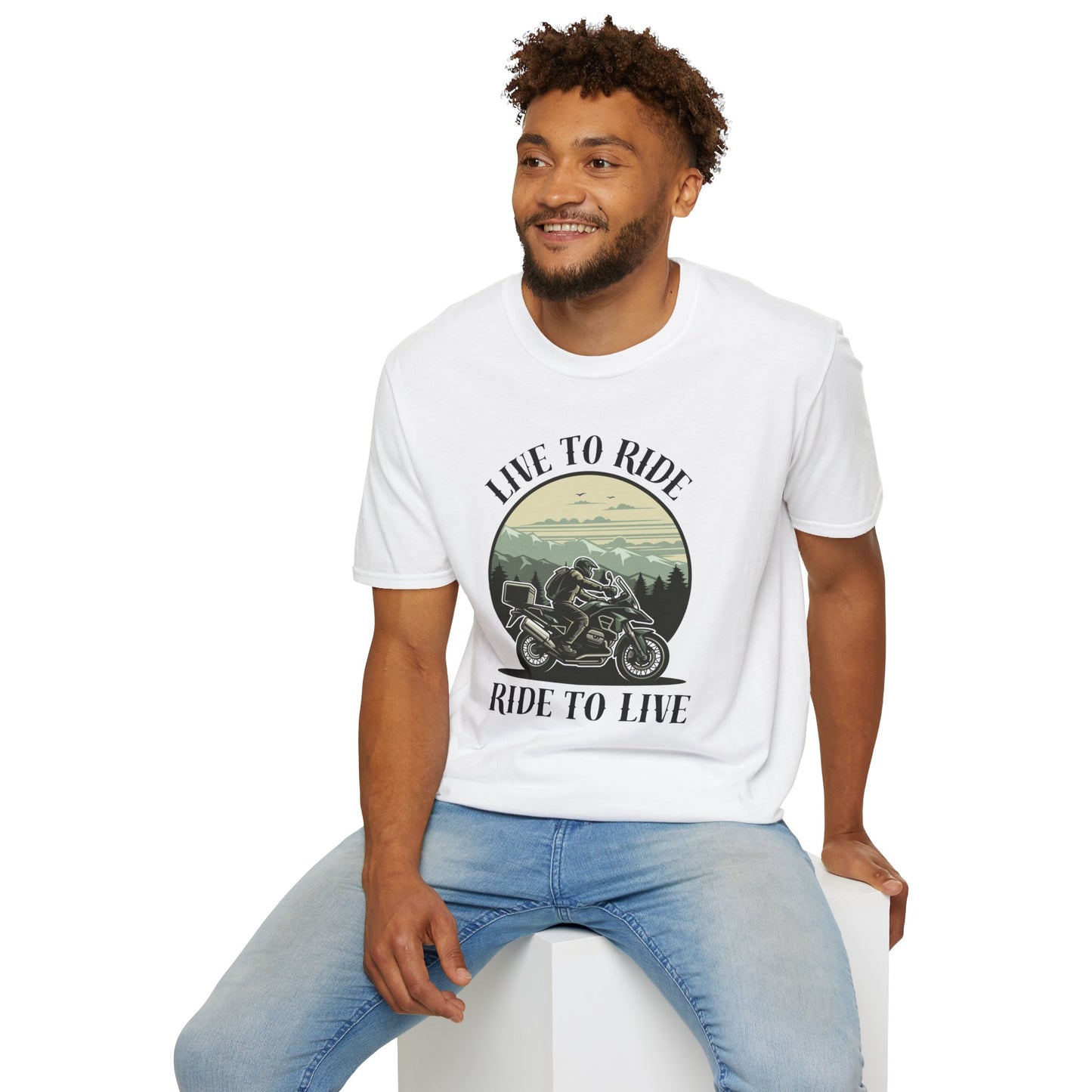 Live to Ride Unisex Softstyle T-Shirt