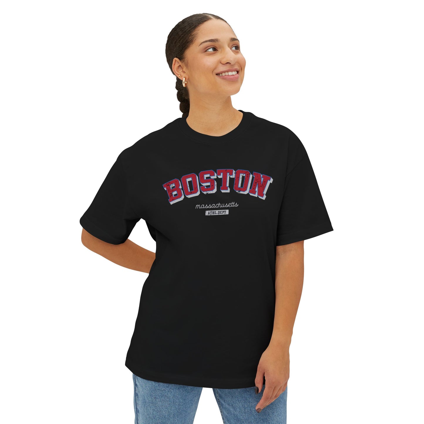 Boston Unisex Oversized Boxy Tee