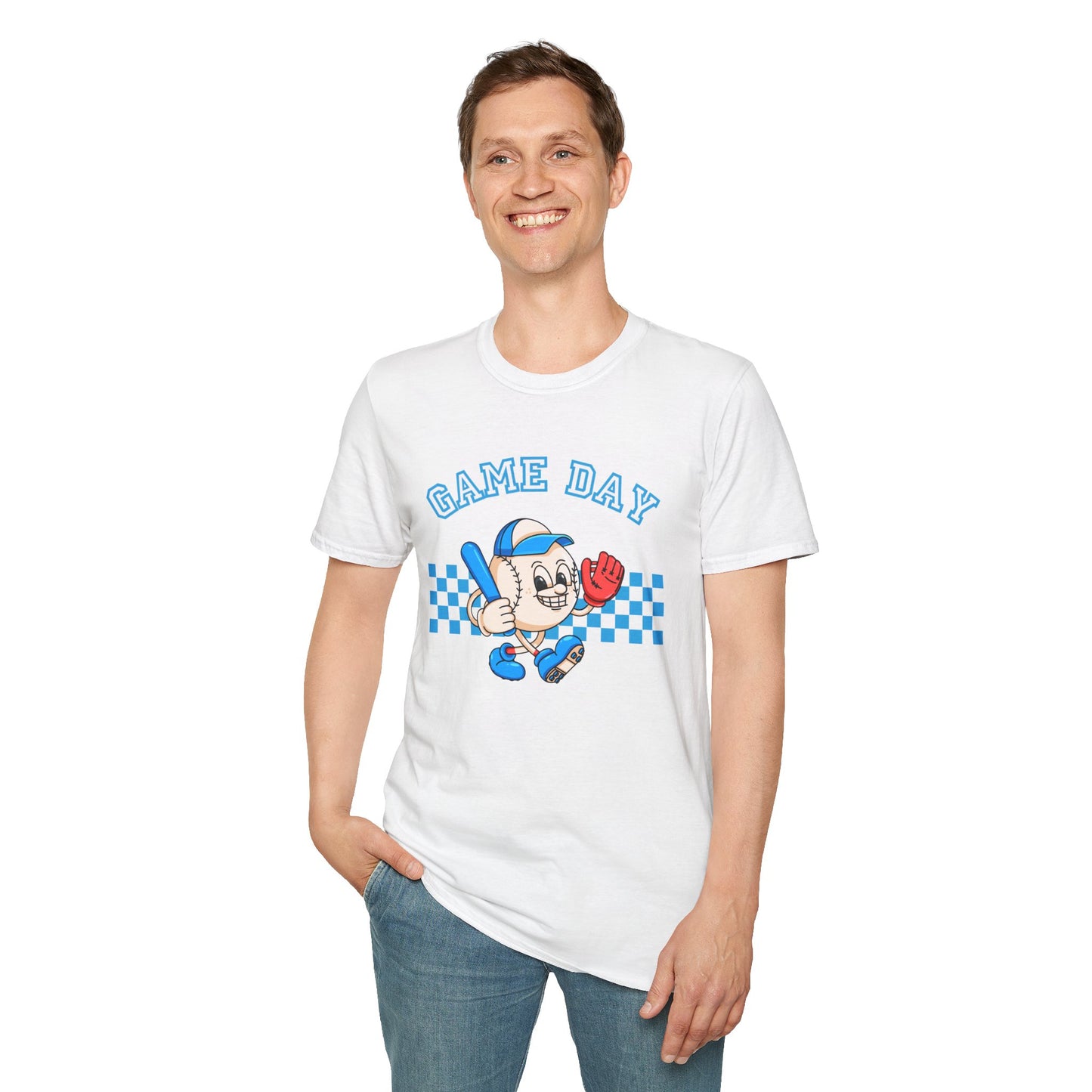 Baseball Game Day Unisex Softstyle T-Shirt