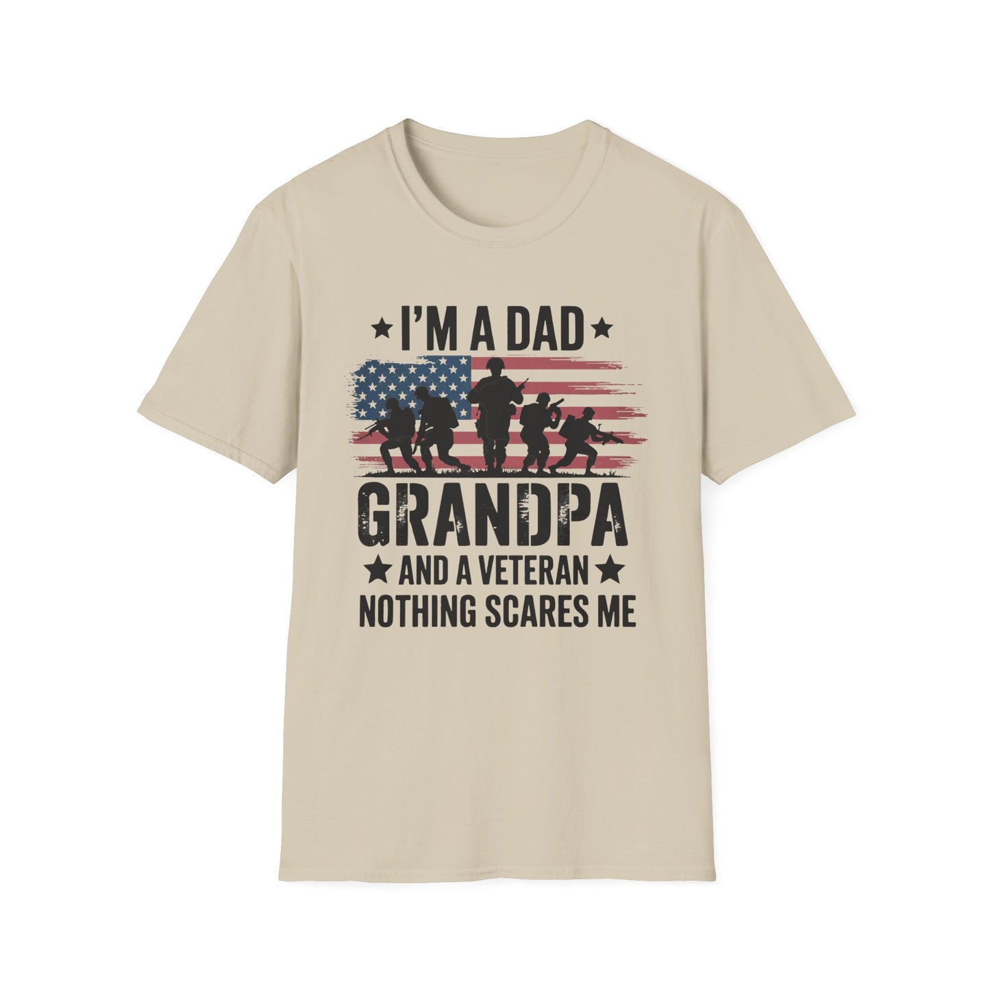 Dad, Grandpa, Veteran Unisex Softstyle T-Shirt