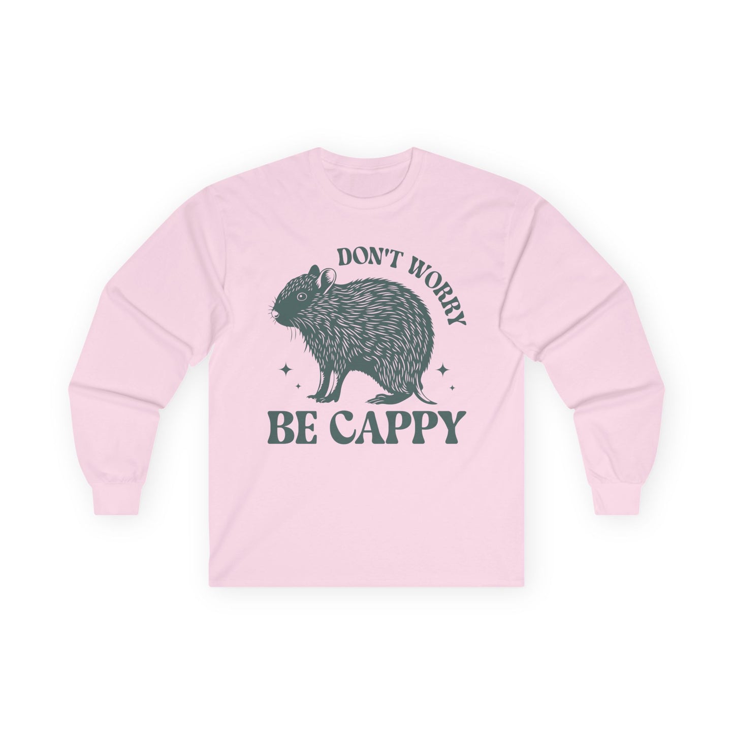 Funny Capybara Long Sleeve Tee