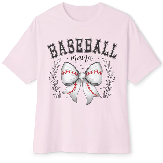 Baseball Mama Unisex Oversized Boxy Tee