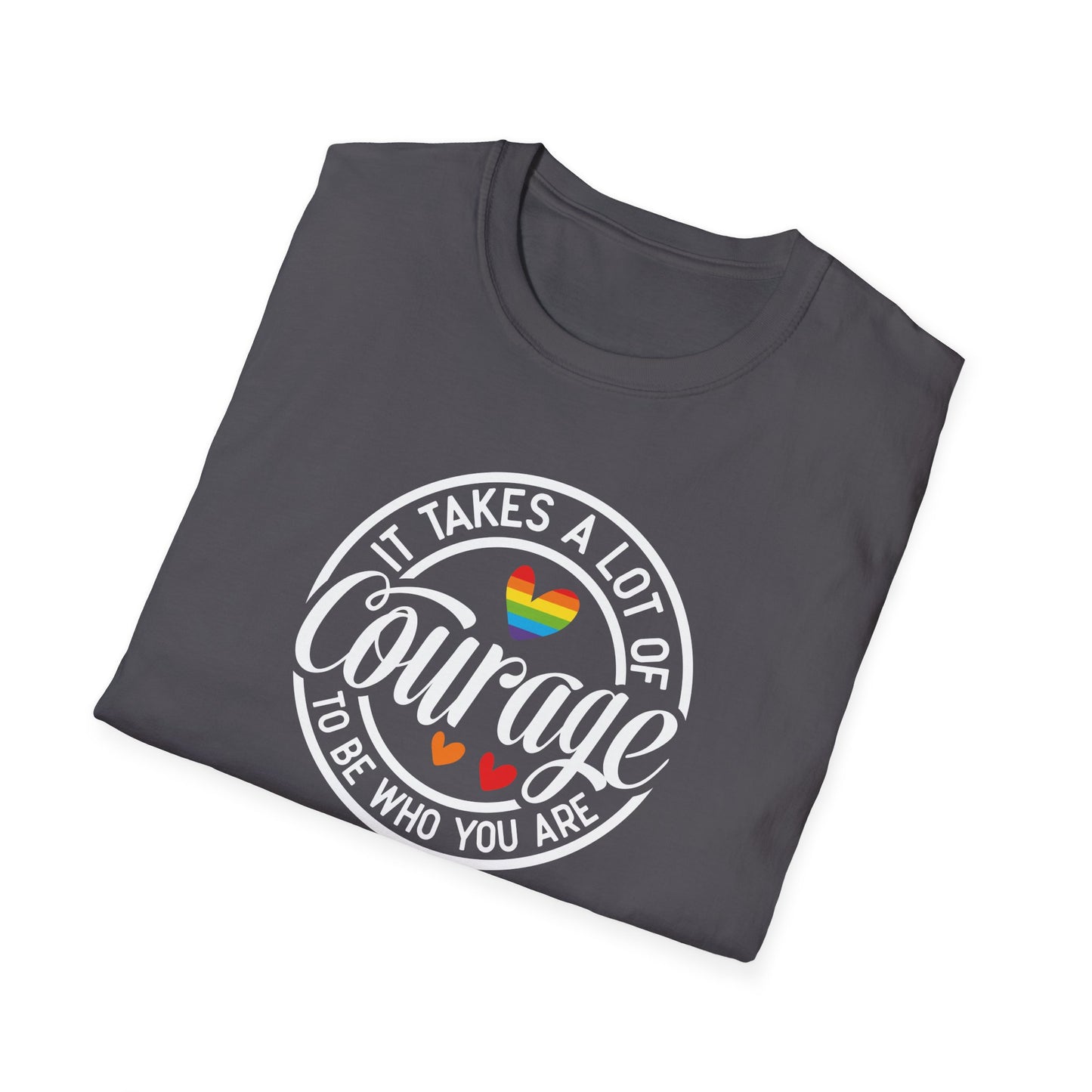 Courage Pride Unisex Softstyle T-Shirt