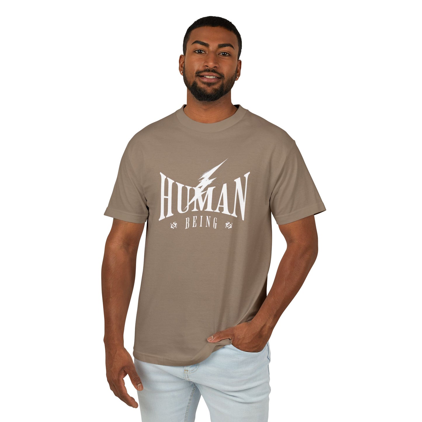 Human Being Unisex Garment-Dyed Heavyweight Cotton Tee