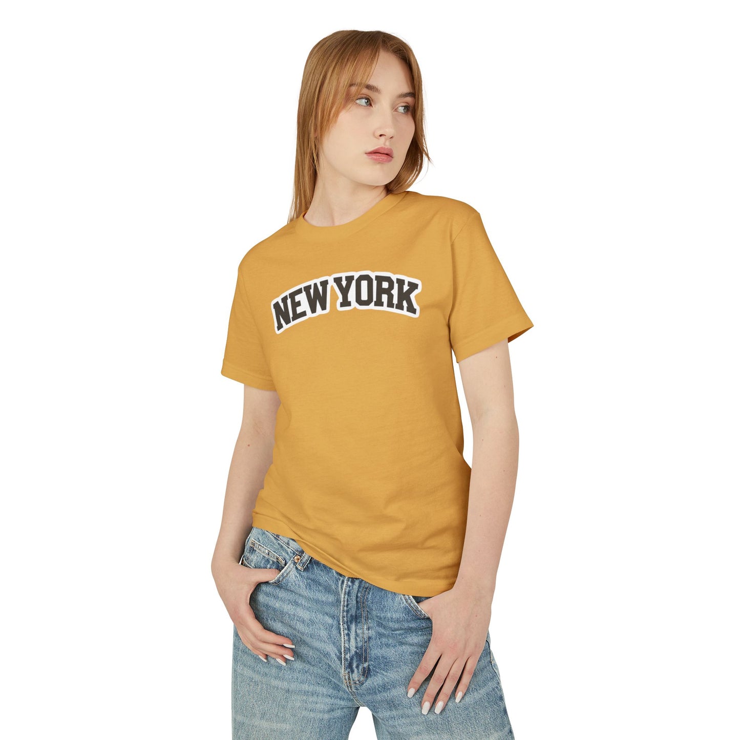 New York Unisex Garment-Dyed Heavyweight Cotton Tee