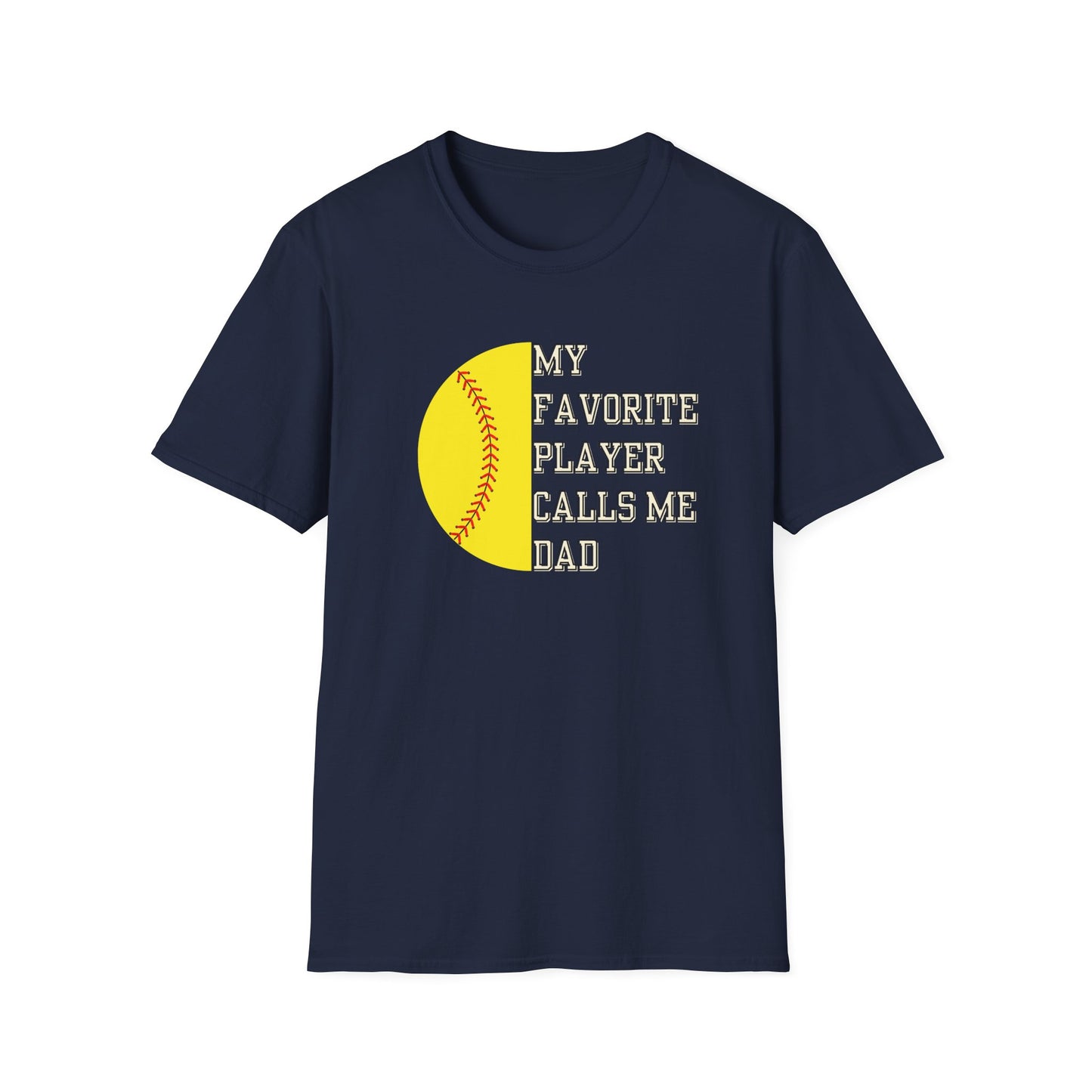 Favorite Player Softball Unisex Softstyle T-Shirt