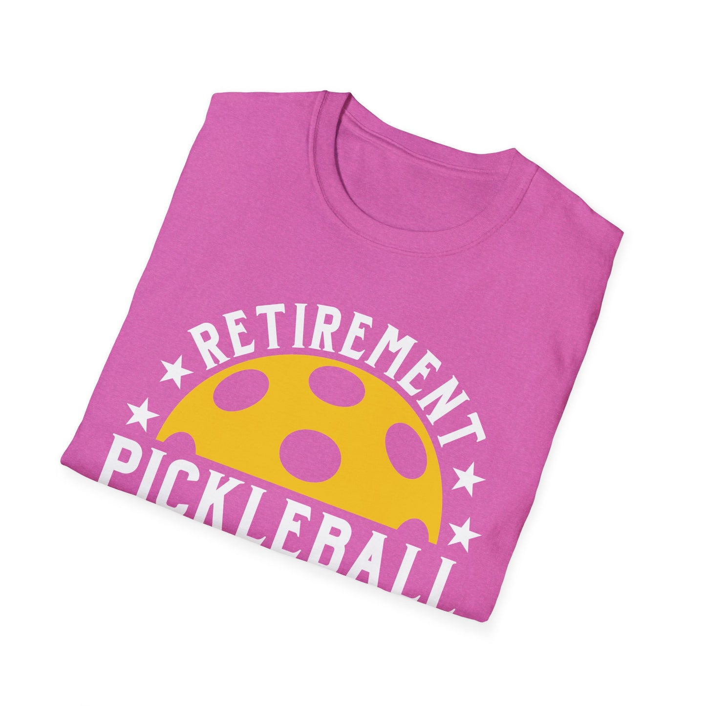 Retirement Pickleball Unisex Softstyle T-Shirt