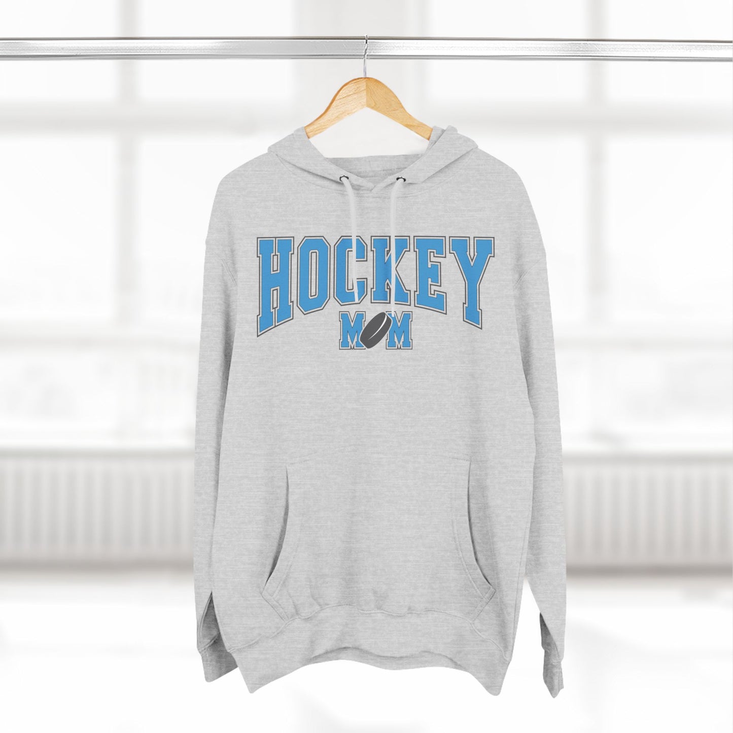 Hockey Mom Three-Panel Fleece Hoodie