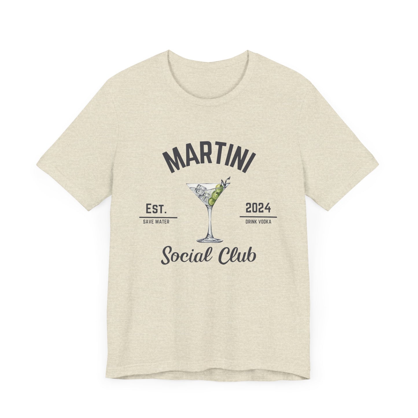 Martini Social Club Unisex Jersey Short Sleeve Tee