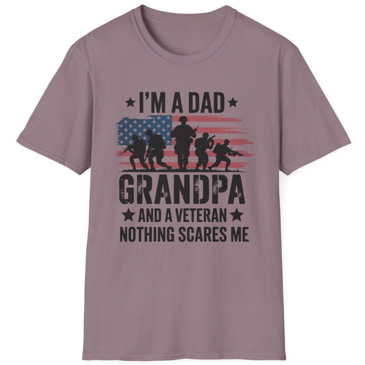 Dad, Grandpa, Veteran Unisex Softstyle T-Shirt