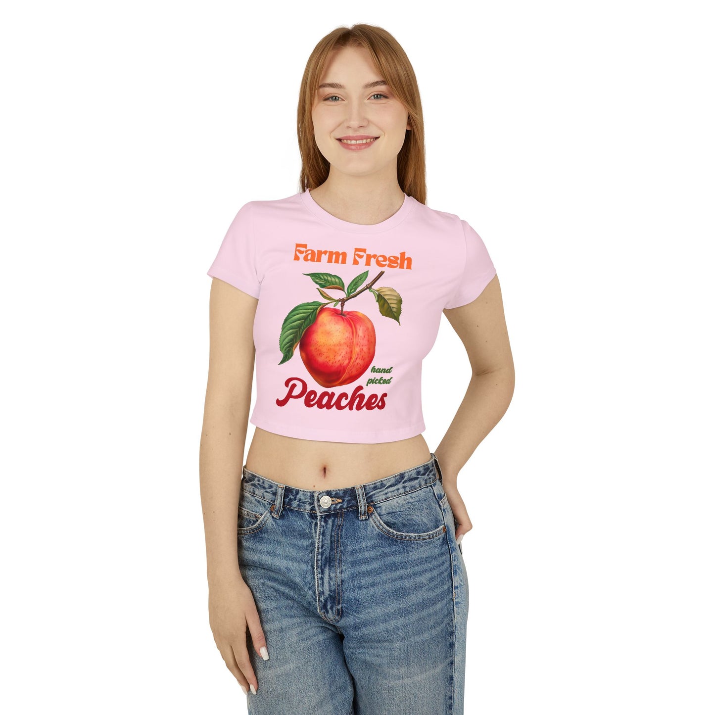 Farm Fresh Peaches Women's Baby Tee