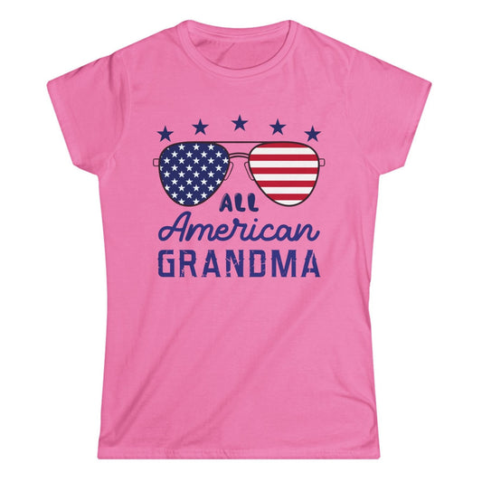 All American Grandma Women's Softstyle Tee