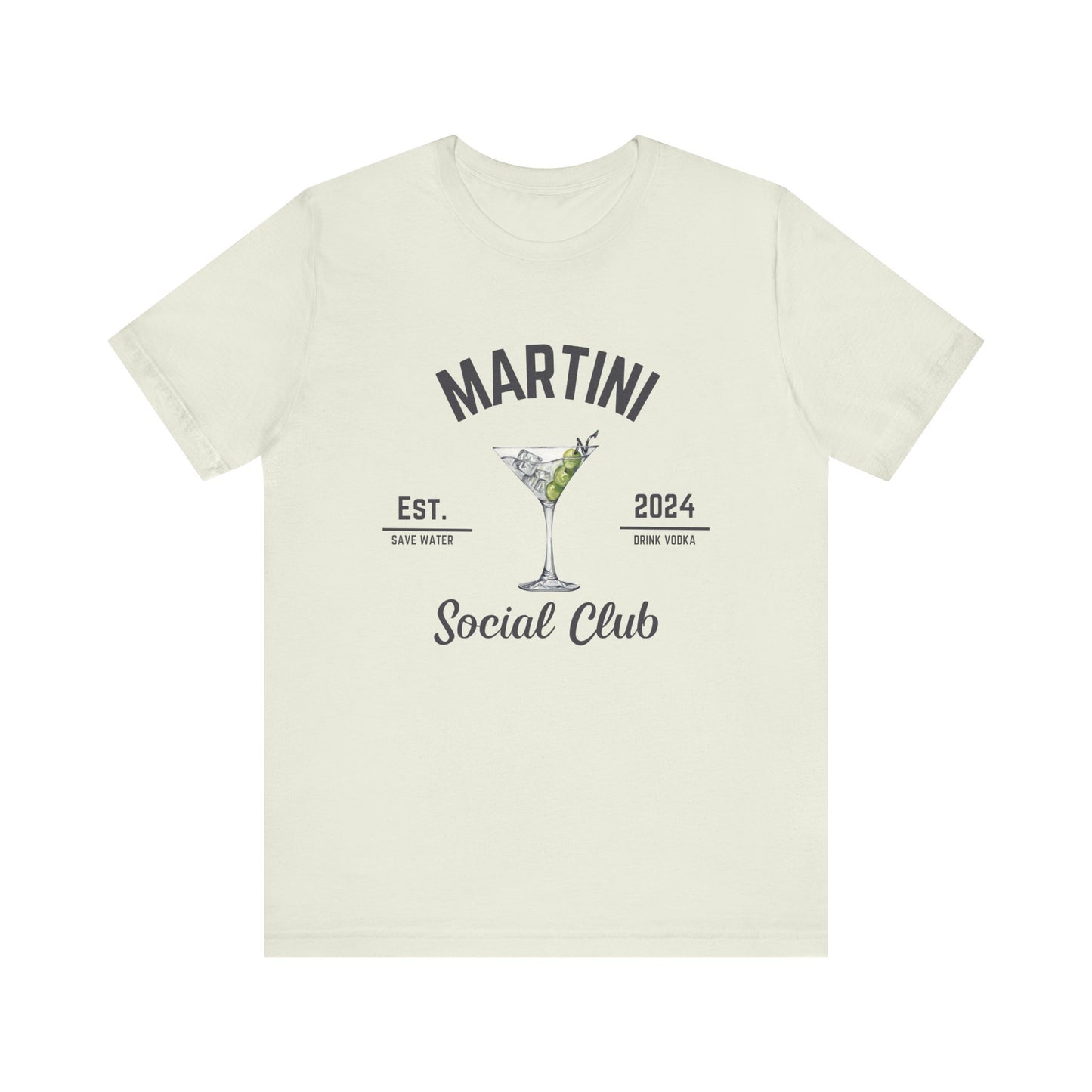 Martini Social Club Unisex Jersey Short Sleeve Tee