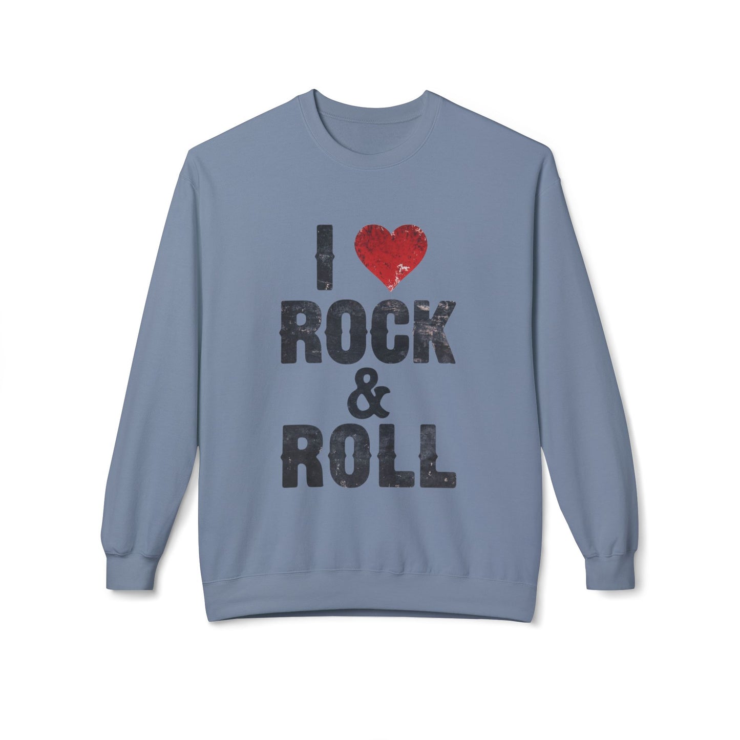 Rock & Roll Unisex Midweight Softstyle Fleece Crewneck Sweatshirt