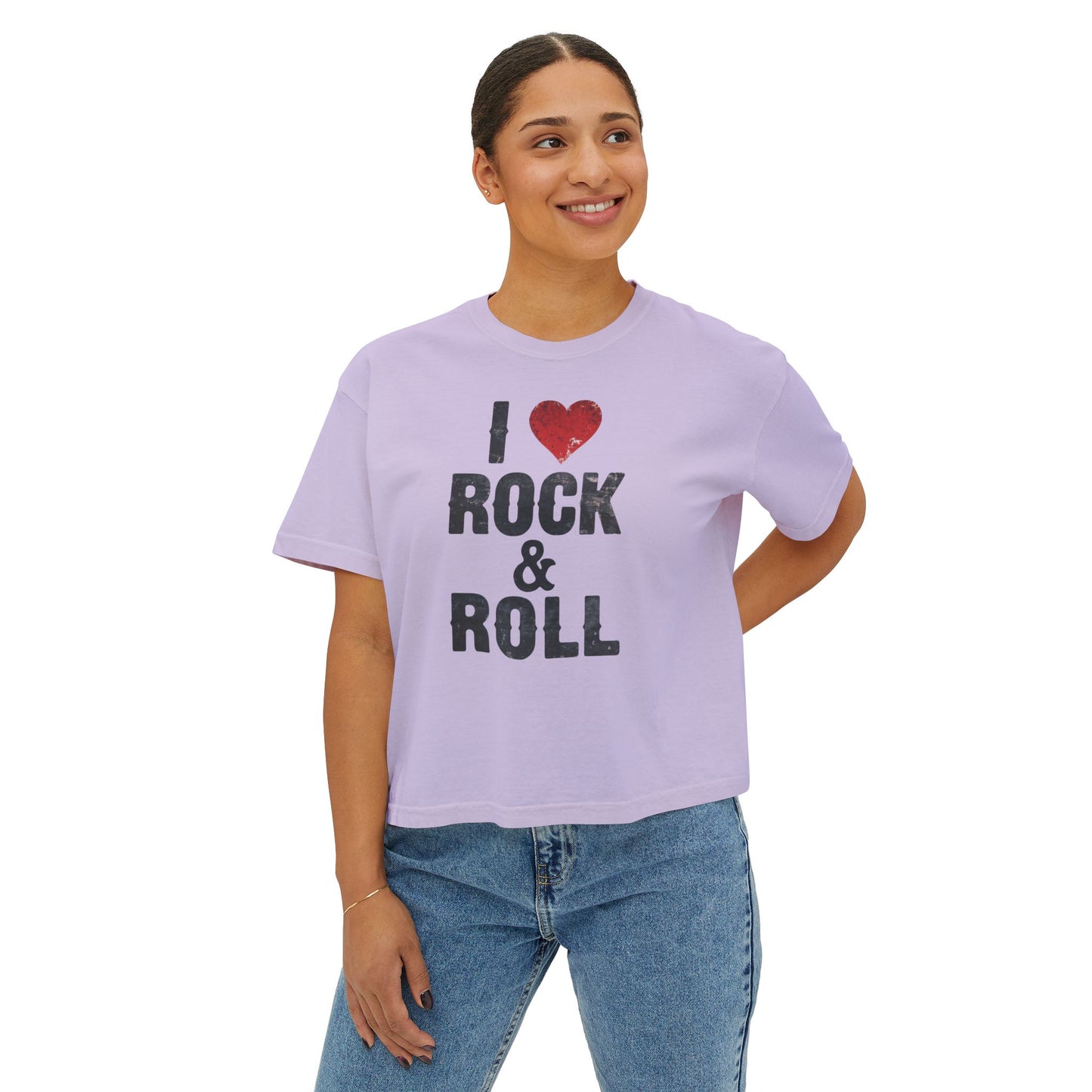 Rock & Roll Women's Boxy Tee