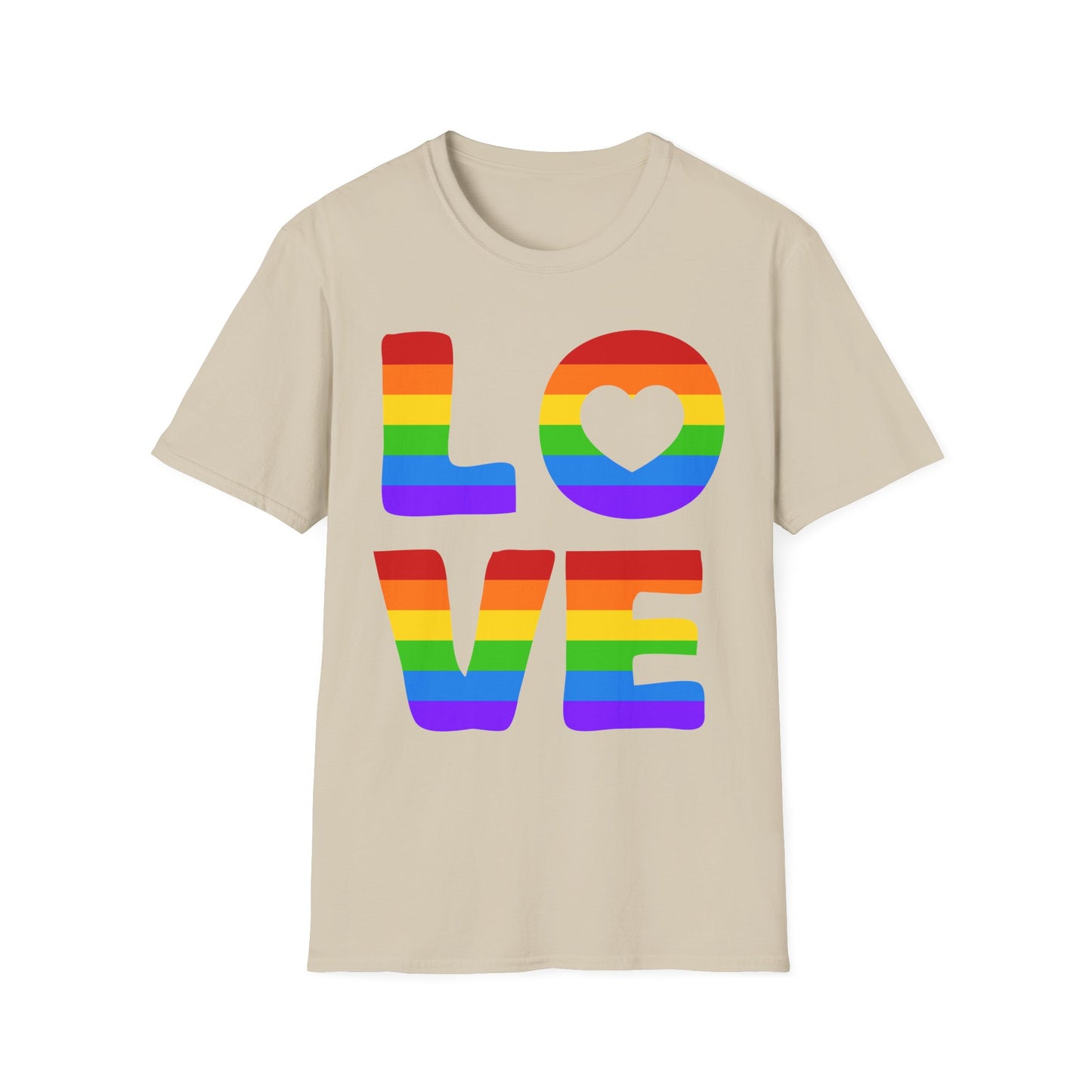 Love Pride Unisex Softstyle T-Shirt