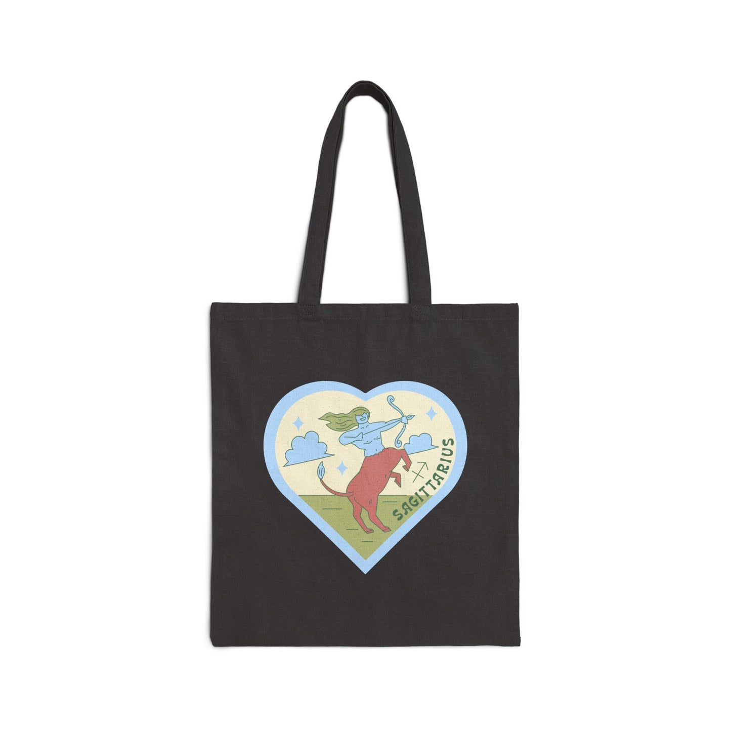 Sagittarius Cotton Canvas Tote Bag