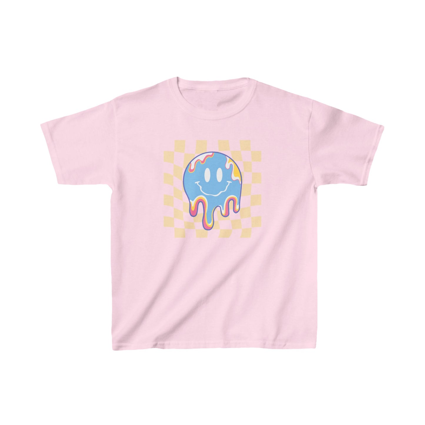 Retro Smiley Kids Face Heavy Cotton™ Tee